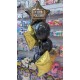 Фонтан золото с черным Фонтан золото с черным